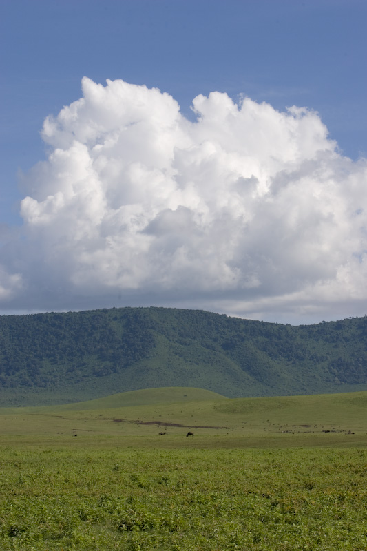 Clouds Above Crater Rim